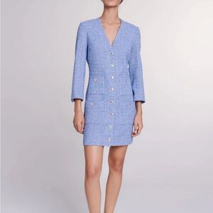 NWT MAJE Short Tweed Dress